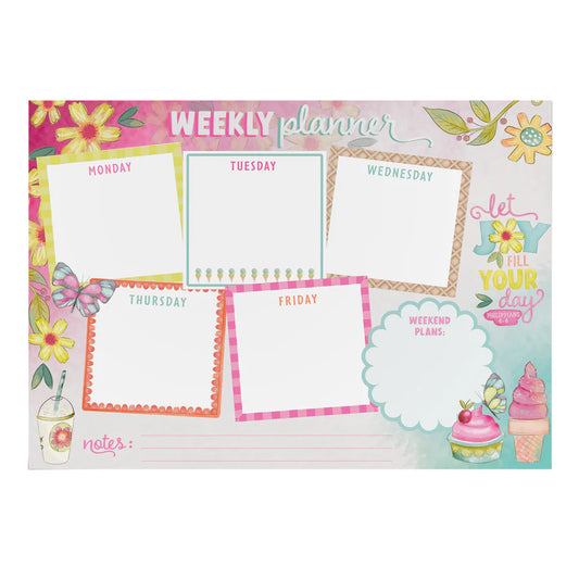 A4 Weekly Desk Planner - Let Joy Fill Your Day