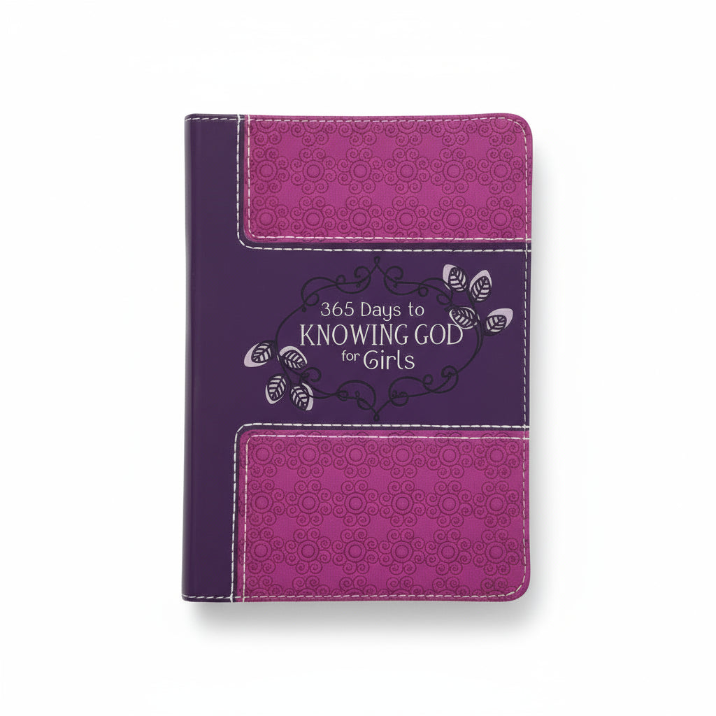 365 Days To Knowing God For Girls Faux Leather