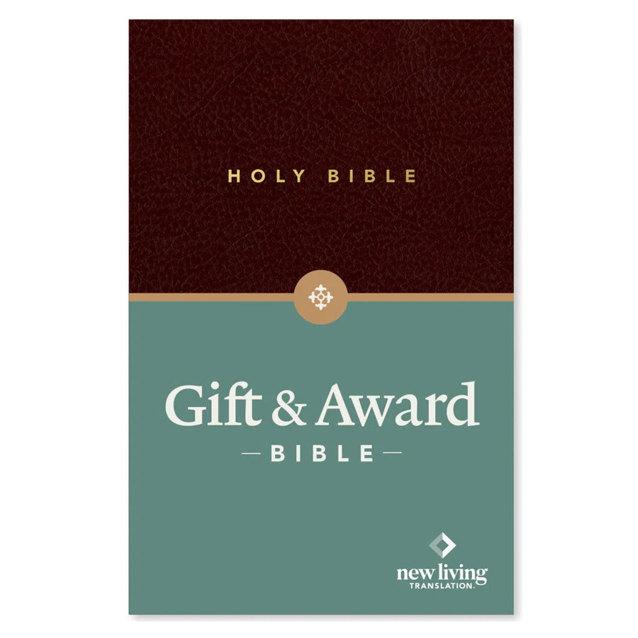 NLT Burgundy Imitation Leather Gift & Award Bible