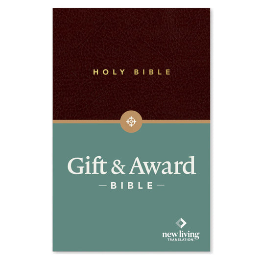 NLT Burgundy Imitation Leather Gift & Award Bible