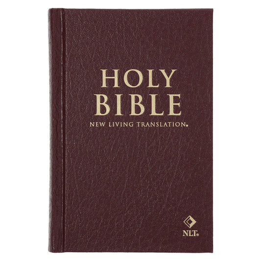 NLT Compact Bible Burgundy Hardcover