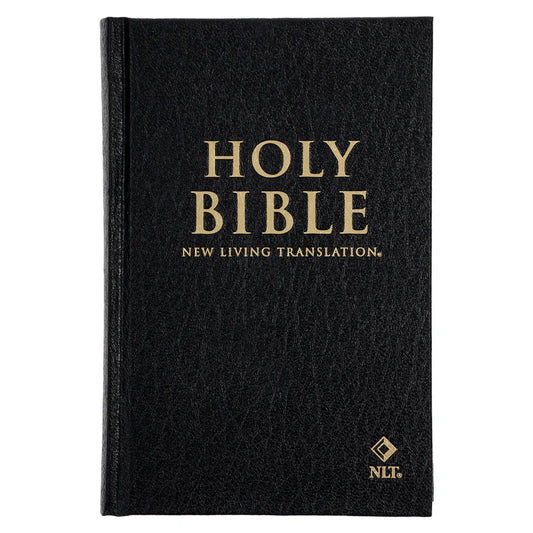 NLT Compact Bible Black Hardcover
