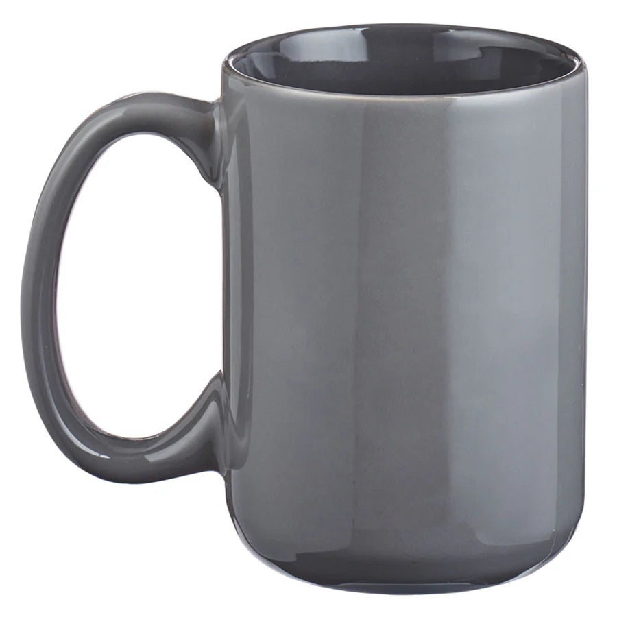 Be Strong & Courageous Grey Ceramic Mug Joshua 1:9