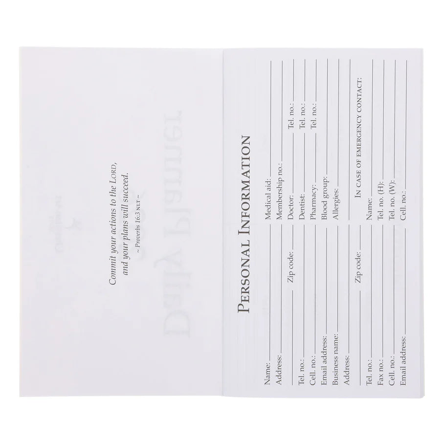 2026 Diary - Daily Planner - Be Still and Know