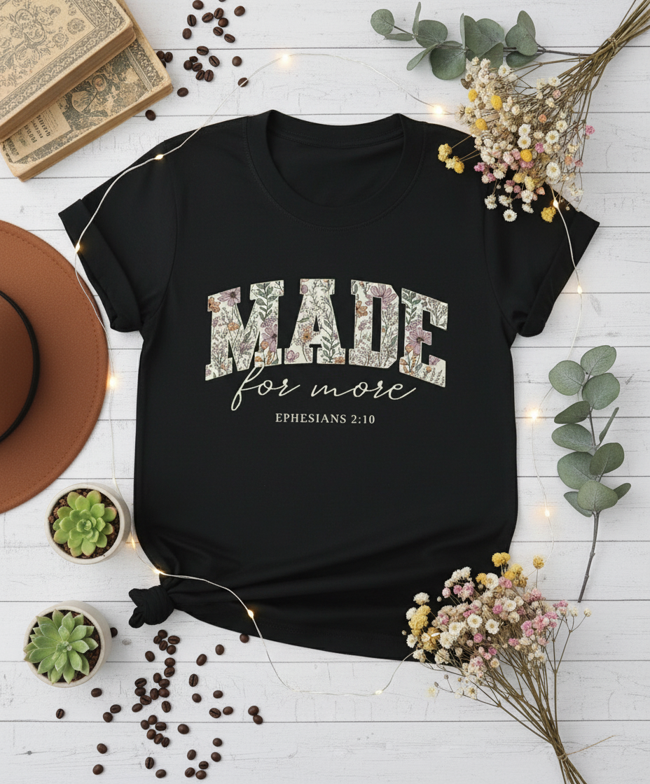 Made For More Ephesians 2:10 T -Shirt