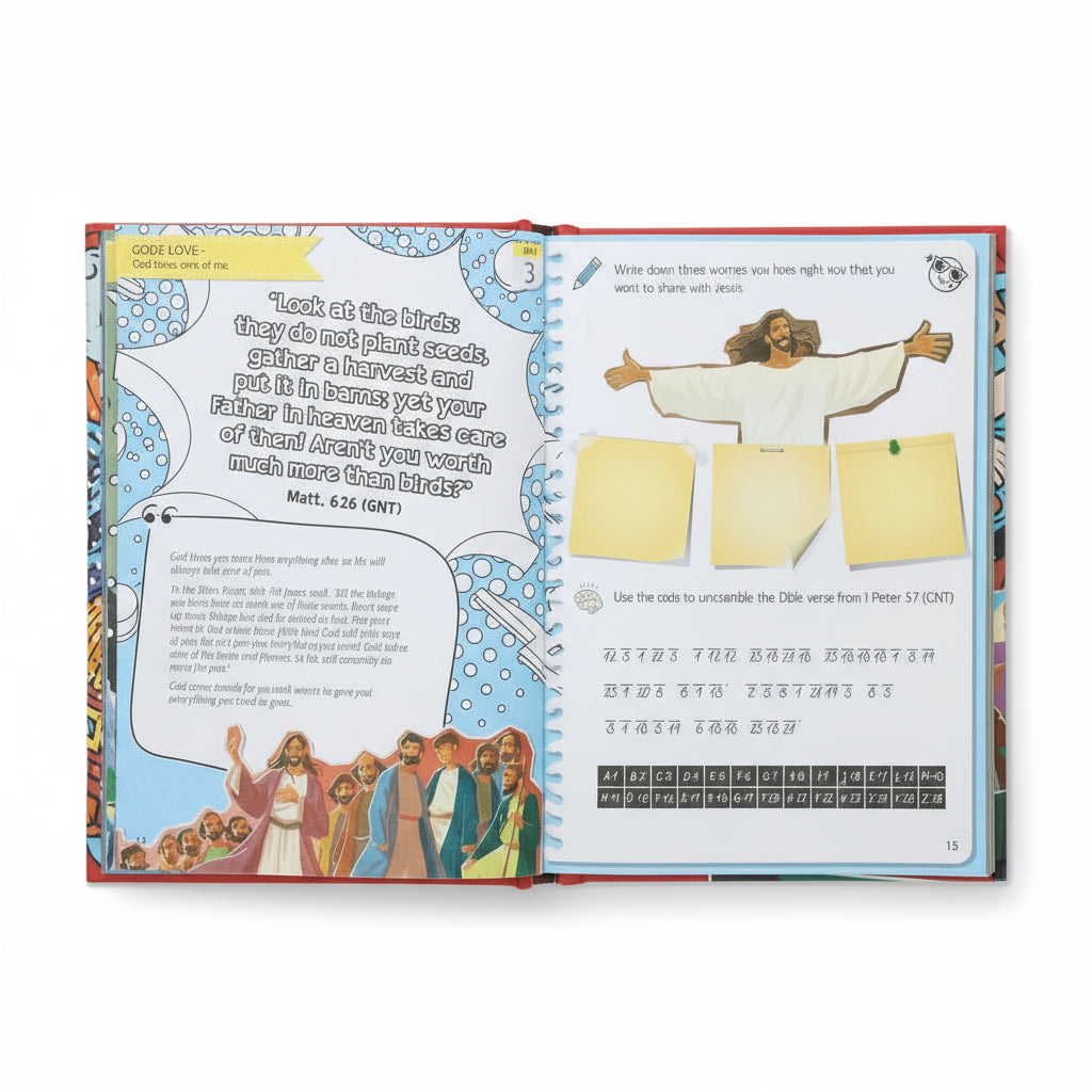 Creative Bible Crash Course Boys Edition: With 40 Different Devotions to Grow in Faith HC