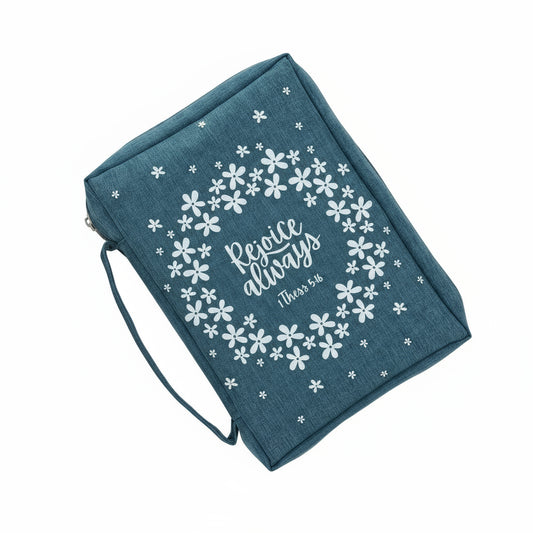 Rejoice Always Polyester Bible Bag