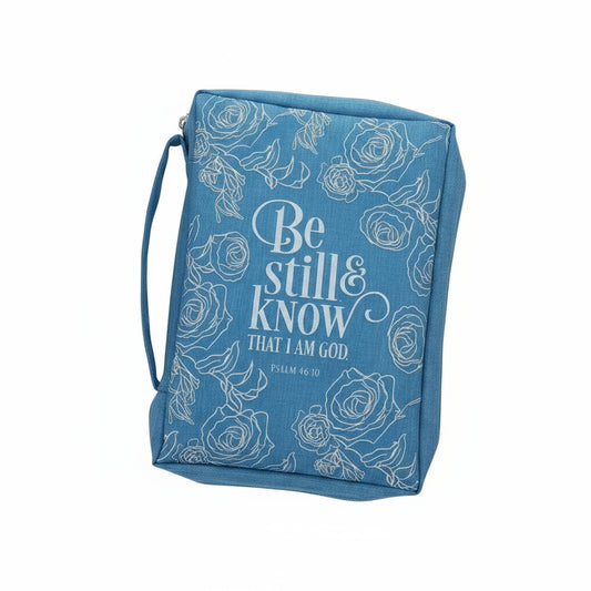 Be Still and Know That I Am God Polyester Bible Bag