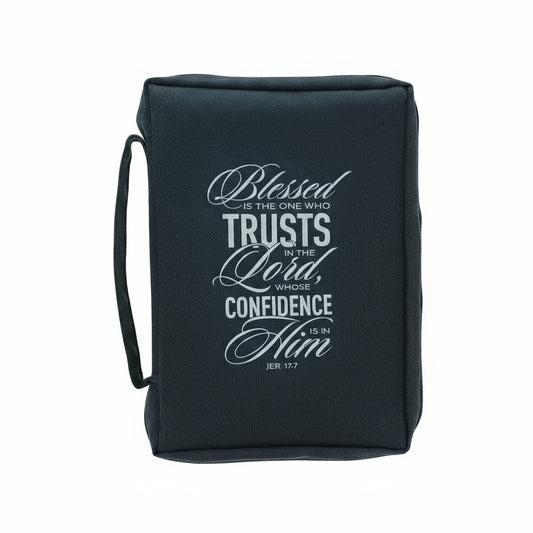 Blessed Is the One Who Trusts in the Lord Whose Confidence Is in Him Polyester Bible Bag