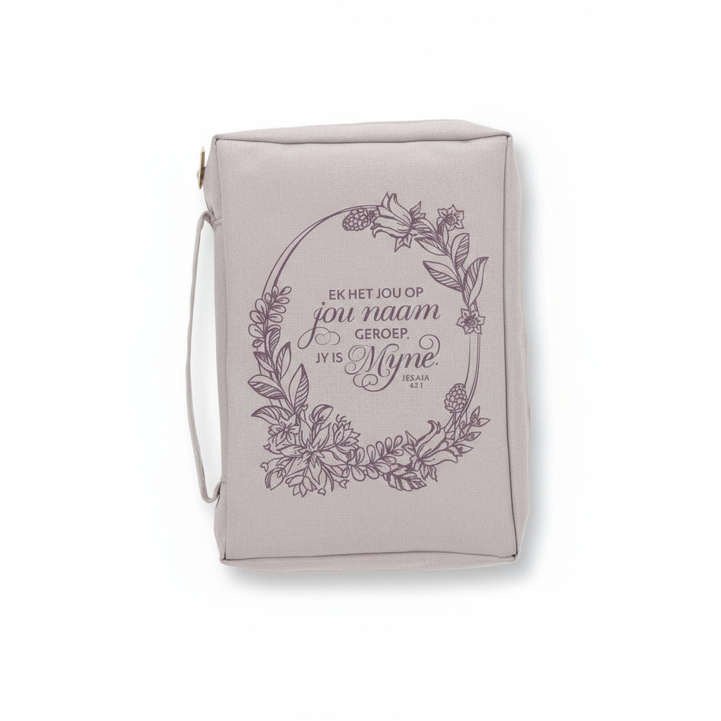 Ek Het Jou op Jou Naam Geroep Jy Is Myne Afrikaans Polyester Bible Bag