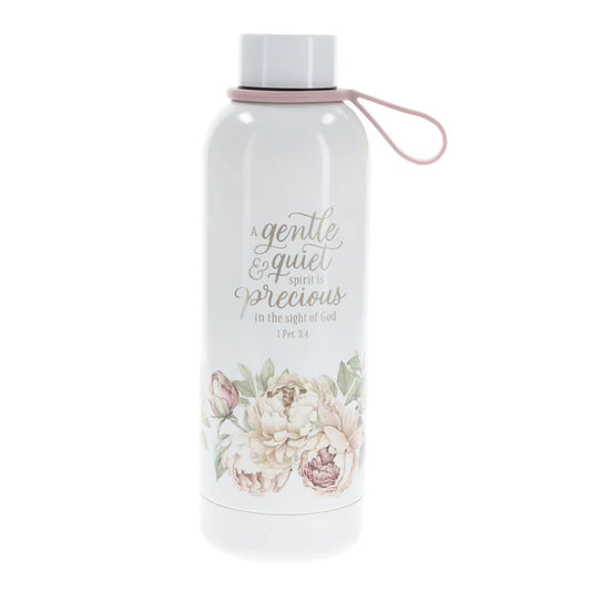 A Gentle and Quiet Spirit Is Precious in the Sight of God Stainless Steel Water Bottle