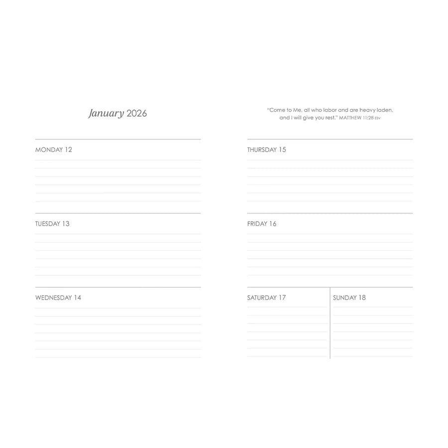 2026 Diary - Daily Planner - I Know the Plans - Wirebound