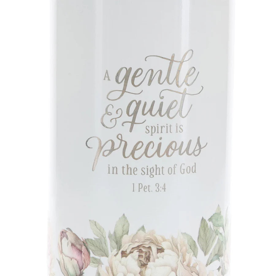 A Gentle and Quiet Spirit Is Precious in the Sight of God Stainless Steel Water Bottle